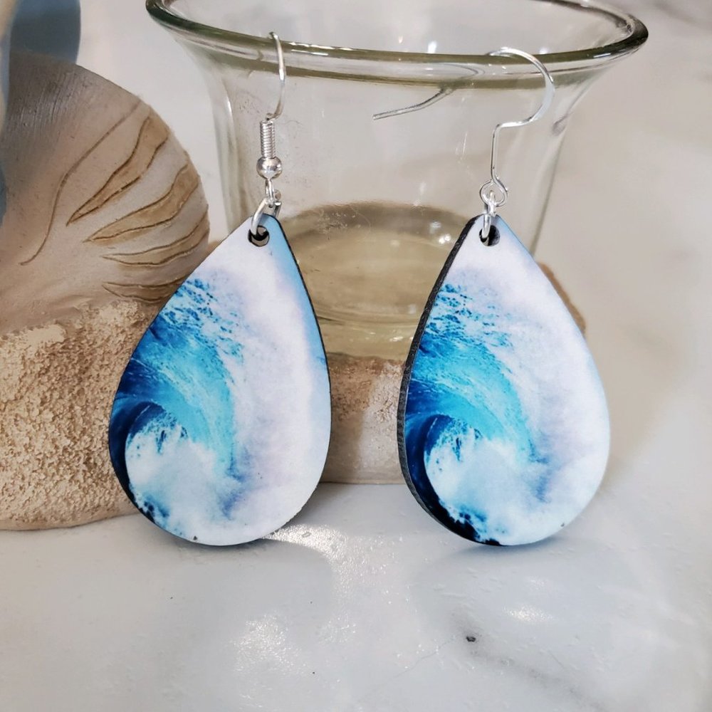 Rip Curl Wave Teardrop Earrings